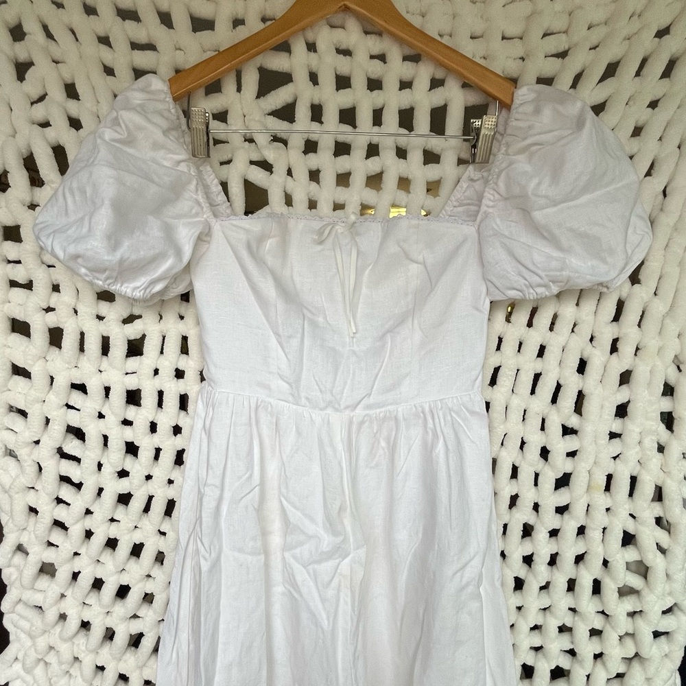 REFORMATION “MARELLA” LINEN MAXI